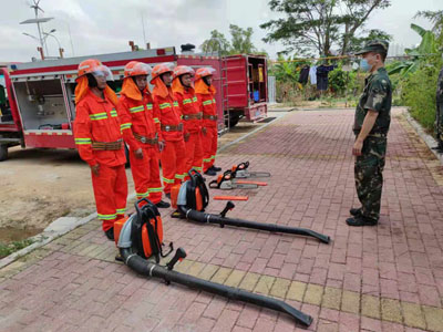 深圳市龙华区民治森林防火中队演练提升队伍实战水平