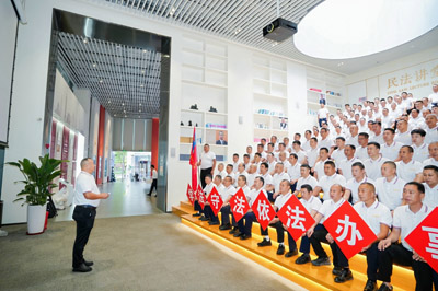 铁保宏泰保安公司组织安保骨干队员开展法制教育活动